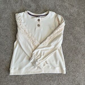 Knox Rose Cream Button-Detail Top